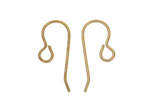 Vintaj Vogue Earring Components, French Ear Wire 20x10mm, Raw Brass (1 Pairs) Vintaj Vogue Earring Components, French Ear Wire 20x10mm, Raw Brass (1 Pairs)
