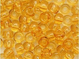Toho 6/0 Round Seed Bead Transparent Lt Topaz, 2.5-Inch Tube Toho 6/0 Round Seed Bead Transparent Lt Topaz, 2.5-Inch Tube