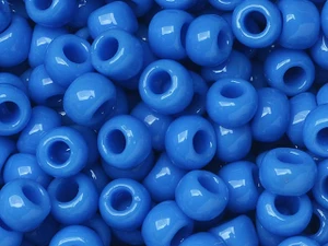 Toho 6/0 Round Seed Bead Opaque Cornflower, 2.5-Inch Tube