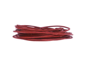 Leather Cord, Round 1.5mm, Natural Red, by Leather Cord USA (1 yard)