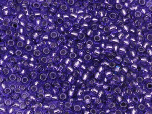 TOHO Bead Round Size 15/0 Silver Lined Purple - 2.5 Inch Tube TOHO Bead Round Size 15/0 Silver Lined Purple - 2.5 Inch Tube