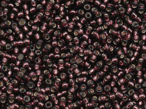 TOHO Bead Round Size 15/0 Silver Lined Amethyst - 2.5 Inch Tube TOHO Bead Round Size 15/0 Silver Lined Amethyst - 2.5 Inch Tube