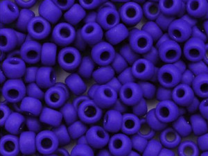 TOHO Bead Round Size 8/0 Opaque Frosted Navy Blue - 2.5 Inch Tube TOHO Bead Round Size 8/0 Opaque Frosted Navy Blue - 2.5 Inch Tube