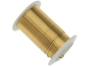 Wire Elements, Tarnish Resistant Gold Color Copper Wire, 18 Gauge 10 Yards (9.1 Meters) Wire Elements, Tarnish Resistant Gold Color Copper Wire, 18 Gauge 10 Yards (9.1 Meters)