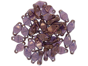 Czech Glass Cradle Bead 6 x 10mm with Vertical Hole Jet Bronze Luster 2.5-Inch Tube Czech Glass Cradle Bead 6 x 10mm with Vertical Hole Jet Bronze Luster 2.5-Inch Tube