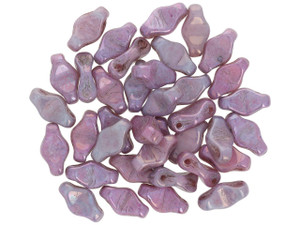 Czech Glass Cradle Bead 6 x 10mm with Horizontal Hole Metallic Amethyst Luster 2.5-Inch Tube Czech Glass Cradle Bead 6 x 10mm with Horizontal Hole Metallic Amethyst Luster 2.5-Inch Tube