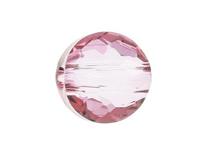 Clearance - Was $1.59 - PRESTIGE 5034 6mm Crystal Daydream Round Bead Light Rose Clearance - Was $1.59 - PRESTIGE 5034 6mm Crystal Daydream Round Bead Light Rose