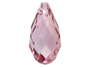 PRESTIGE 6010 13mm x 6.5mm Crystal Briolette Pendant Dark Rose PRESTIGE 6010 13mm x 6.5mm Crystal Briolette Pendant Dark Rose