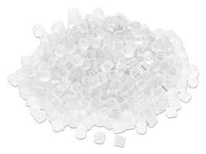 BULK 100 Pcs Silicone Rubber Earring Backs, Clear Earring Backs