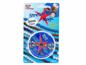 Translucent .5mm Elastic String Elastic Cord Clear Beading Thread