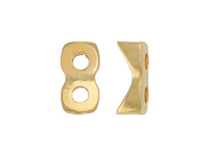 Cymbal Tourkou 24K Gold-Plated Side Bead for Tila (20 Pieces) Cymbal Tourkou 24K Gold-Plated Side Bead for Tila (20 Pieces)