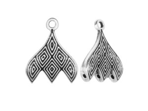 Cymbal Tourlos III Antique Silver-Plated Bead Ending for GemDuo (1 Pair) Cymbal Tourlos III Antique Silver-Plated Bead Ending for GemDuo (1 Pair)