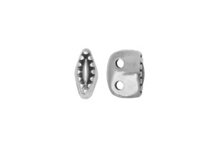 Cymbal Varidi Antique Silver-Plated Bead Substitute for SuperDuo (20 Pieces) Cymbal Varidi Antique Silver-Plated Bead Substitute for SuperDuo (20 Pieces)