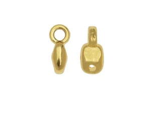 Cymbal Vourkoti 24K Gold-Plated Bead Ending for SuperDuo (1 Pair)