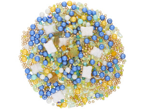 Artbeads Designer Czech Glass Bead Blend - Lemon Splash Bead Mix Assortment Artbeads Designer Czech Glass Bead Blend - Lemon Splash Bead Mix Assortment