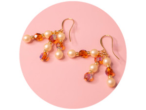 The Bead Llama: Triple Dangle Earrings The Bead Llama: Triple Dangle Earrings