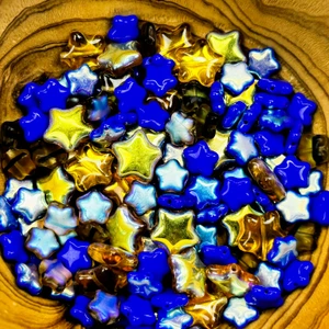 Limited Edition Czech Glass Seeing Stars Bead Mix