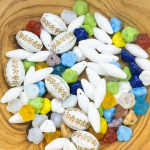 Limited Edition Czech Glass First Bloom Bead Mix