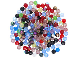 Sparkle Mystery Bead Mix, 6mm Round Czech Crystal, Multi-Colored Assortment (1 Bag) Sparkle Mystery Bead Mix, 6mm Round Czech Crystal, Multi-Colored Assortment (1 Bag)