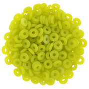 Ring Bead 4 x 1mm Tube 2.5" : Matte - Chartreuse