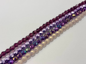 Lavender Dreams– Czech Glass Bead 4-Strand Set