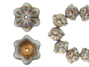 Glass Leaf Beads ($8 - $10 / Pkg of 40) — ZETAMARI MOSAIC ARTWORKS