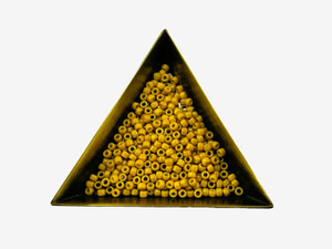 TOHO Bead Round Size 8/0 Opaque-Lustered Tuscan Orange - 2.5 Inch Tube