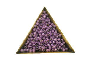 TOHO Bead Round Size 6/0 Silver-Lined Milky Amethyst - 5.5 Inch Tube