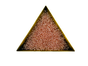 TOHO Bead Round Size 11/0 Transparent-Lustered Rose - 5.5 Inch Tube