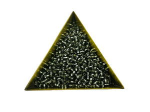 TOHO Bead Round Size 8/0 Silver-Lined Gray - 5.5 Inch Tube