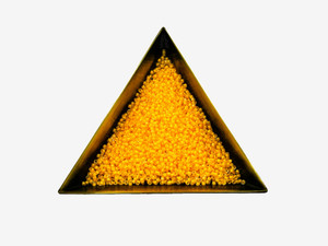 TOHO Bead Round Size 15/0 Luminous Neon Tangerine - 2.5 Inch Tube