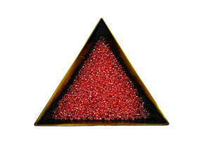 TOHO Bead Round Size 15/0 Ceylon Tomato Soup - 2.5 Inch Tube