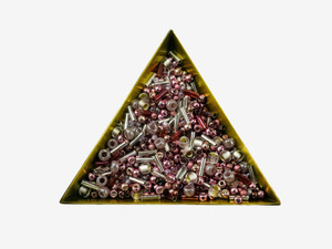 TOHO Bead Multi Shape/Color MixHime - Pink Mix - 5.5 Inch Tube