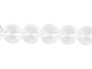 Czech Glass 12mm Crystal Round Bead Strand by Starman Czech Glass 12mm Crystal Round Bead Strand by Starman