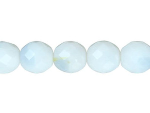 Czech Glass 12mm Glacier Purple/Milky White Fire-Polish Bead Strand by Starman Czech Glass 12mm Glacier Purple/Milky White Fire-Polish Bead Strand by Starman