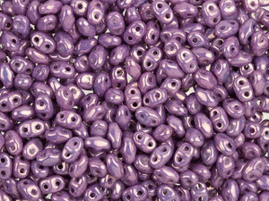 Dazzle-it! Silver-Lined Czech Seed Beads - Amethyst - 10/0