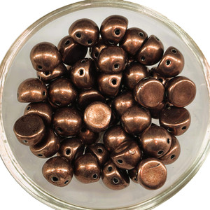 CzechMates Cabochon 7mm Tube 2.5" : ColorTrends: Sueded Gold Ash Rose