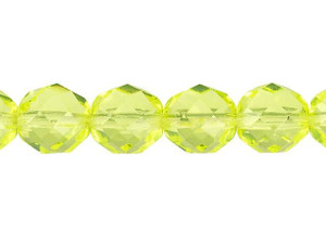 Czech Glass 12mm Jonquil Fire-Polish Bead Strand by Starman Czech Glass 12mm Jonquil Fire-Polish Bead Strand by Starman