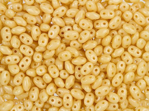 Matubo MiniDuo 2 x 4mm Opaque Beige 2-Hole Czech Beads 2.5-Inch Tube Matubo MiniDuo 2 x 4mm Opaque Beige 2-Hole Czech Beads 2.5-Inch Tube