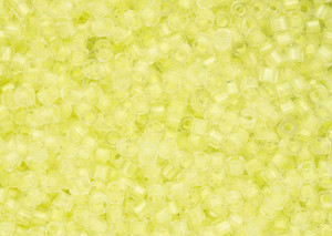 Glow-in-the-Dark Cylin Bead 11/0 – Yellow Neon (25 g)