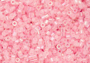 Glow-in-the-Dark AB Cylin Bead 11/0 – Pink (25 g)