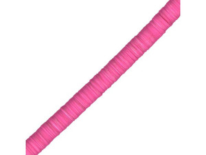 Trade Beads, Vinyl, Heishi, 6mm - Pink (strand) Trade Beads, Vinyl, Heishi, 6mm - Pink (strand)