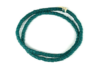 Trade Beads, Powder Glass - Teal (strand)
