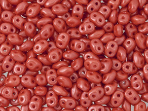 Matubo SuperDuo 2 x 5mm Dark Peach Pearl Shine 2-Hole Seed Bead 2.5-Inch Tube Matubo SuperDuo 2 x 5mm Dark Peach Pearl Shine 2-Hole Seed Bead 2.5-Inch Tube