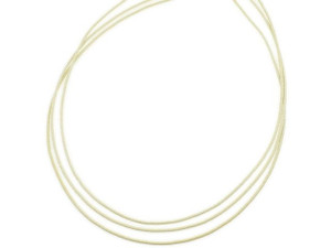 Trade Beads, Vinyl, Heishi, 3mm - Off-White (strand) Trade Beads, Vinyl, Heishi, 3mm - Off-White (strand)