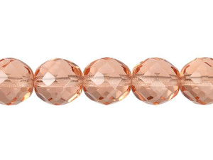 Czech Glass 12mm Rosaline Fire-Polish Bead Strand by Starman Czech Glass 12mm Rosaline Fire-Polish Bead Strand by Starman