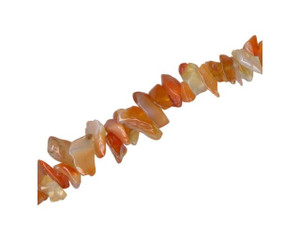 Natural Agate Gemstone Beads, Chips (strand)