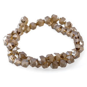 8mm Matte Silver Star Cut Glass Beads 8mm Matte Silver Star Cut Glass Beads