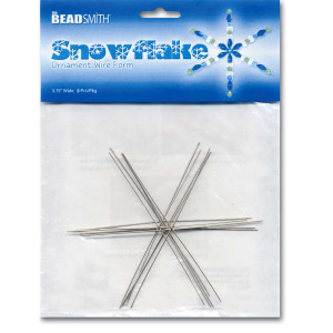 Wire Snowflake Form – 3.75" Stainless Steel (8 Pieces) Wire Snowflake Form – 3.75" Stainless Steel (8 Pieces)