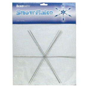 Wire Snowflake Form – 9" Stainless Steel, 0.8mm Wire (4 Pieces) Wire Snowflake Form – 9" Stainless Steel, 0.8mm Wire (4 Pieces)
